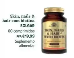 Celeiro skin nails hair com biotina solgar promoção