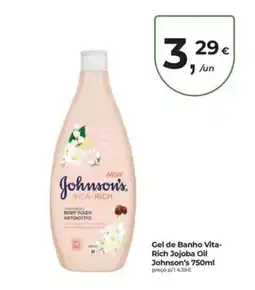 Aqui é fresco Johnson's Vita-Rich promoção