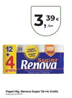 Aqui é fresco Papel Hig. Renova Super promoção