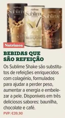 Celeiro Sublime Shake promoção