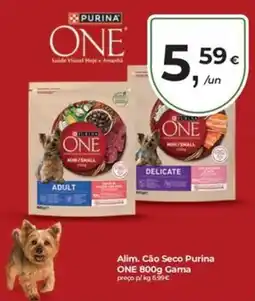 Aqui é fresco Alim. Cão Seco Purina ONE promoção