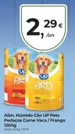 Aqui é fresco Alim. Húmido Cão UP Pets promoção