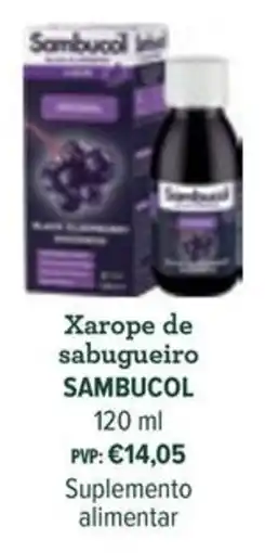 Celeiro Xarope de sabugueiro sambucol promoção