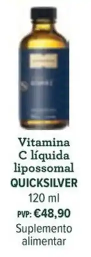 Celeiro Vitamina C líquida lipossomal quicksilver promoção