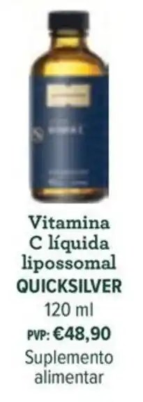 Vitamina C líquida lipossomal quicksilver
