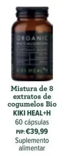 Celeiro Mistura de 8 extratos de cogumelos bio kiki heal+h promoção