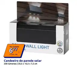 Action Candeeiro de parede solar promoção