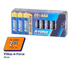 Action Pilhas A-Force promoção