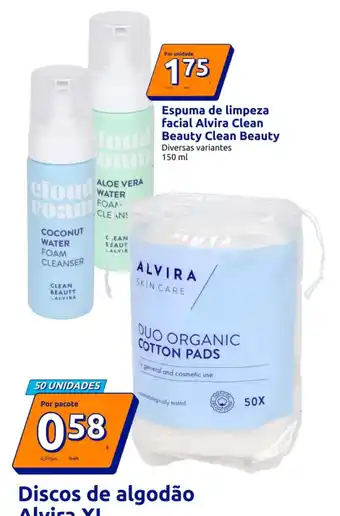 Espuma de limpeza facial Alvira Clean Beauty Clean Beauty