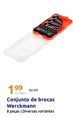 Action Conjunto de brocas werckmann promoção