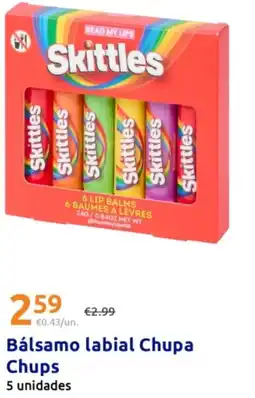 Action Bálsamo labial Chupa Chups promoção