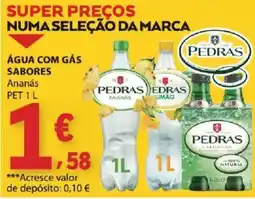 E.Leclerc Água com gás sabores ananás limão promoção