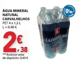 E.Leclerc Água mineral natural carvalhelhos promoção