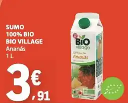 E.Leclerc Sumo bio village ananás promoção