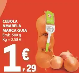 E.Leclerc cebola amarela marca guia promoção