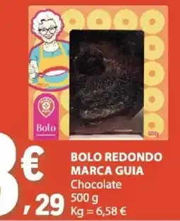 E.Leclerc Bolo redondo marca guia chocolate promoção