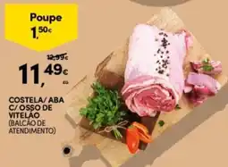Continente Bom dia Costela/aba c/osso de vitelão (balcão de atendimento) promoção