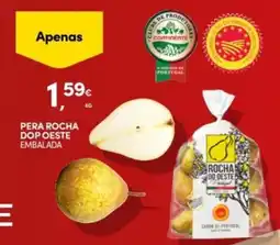 Continente Bom dia Pera rocha dop oeste embalada promoção