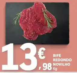 E.Leclerc Bife redondo novilho promoção