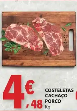 E.Leclerc Costeletas cachaço porco promoção