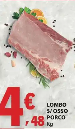 E.Leclerc Lombo s/ osso porco promoção