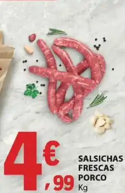 E.Leclerc Salsichas frescas porco promoção