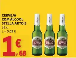 E.Leclerc Cerveja com álcool stella artois promoção