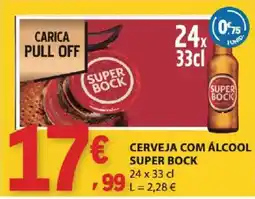 E.Leclerc Cerveja com álcool super bock promoção