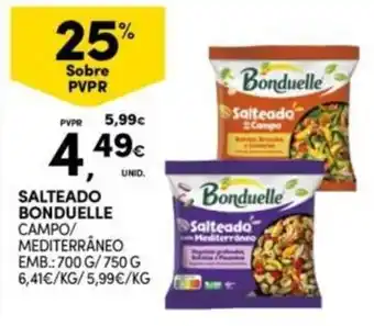 Salteado bonduelle campo/mediterrâneo