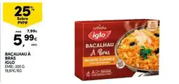 Continente Bom dia Bacalhau à Bras Iglo promoção