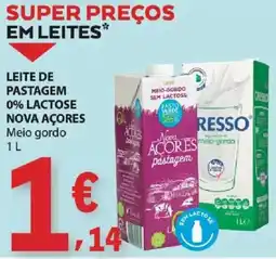 E.Leclerc Leite de pastagem nova acores promoção