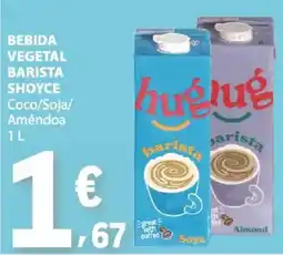 E.Leclerc Hugrug bebida vegetal barista promoção