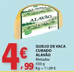 E.Leclerc Queijo de vaca curado alavão promoção