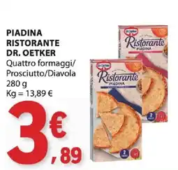 E.Leclerc Piadina ristorante dr. oetker promoção