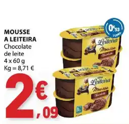 E.Leclerc Mousse a leiteira chocolate de leite promoção