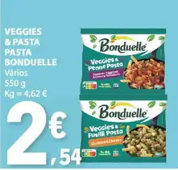 E.Leclerc Veggies & Pasta Bonduelle promoção
