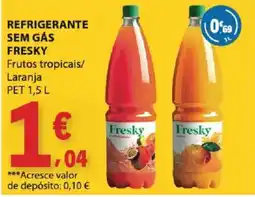 E.Leclerc refrigerante sem gás fresky promoção