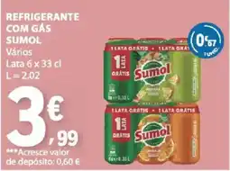 E.Leclerc refrigerante com gás sumol promoção