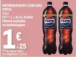 E.Leclerc Refrigerante com gás pepsi zero promoção