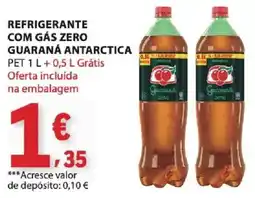 E.Leclerc Refrigerante com gás zero guaraná antarctica promoção