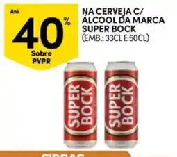 Continente Bom dia cerveja c/ álcool da marca super bock promoção