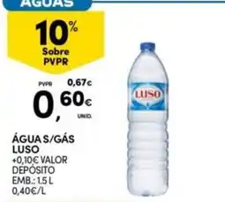 Continente Bom dia Água s/gás luso promoção