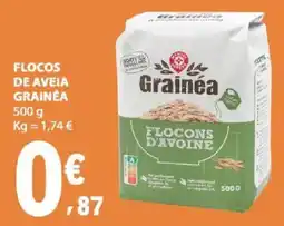 E.Leclerc Flocos de aveia grainéa promoção