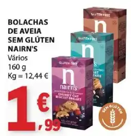 E.Leclerc Bolachas de aveia sem glúten nairn's promoção