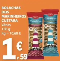 E.Leclerc Bolachas dos marinheiros cuétara promoção