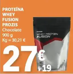 E.Leclerc Proteína whey fusion prozis chocolate promoção