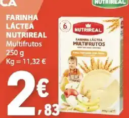 E.Leclerc Farinha láctea nutrireal multifrutos promoção