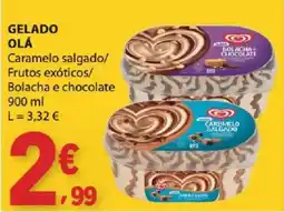 E.Leclerc gelado olá caramelo salgado promoção