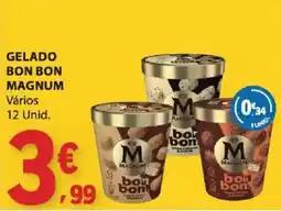 E.Leclerc gelado bon bon magnum promoção