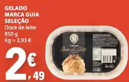 E.Leclerc Gelado marca guia seleção doce de leite promoção